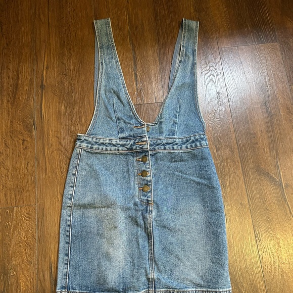 Billabong Women's Blue Denim Overalls - Picture 1 of 3